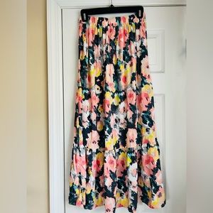 Loft Maxi Multicolor Skirt, XS